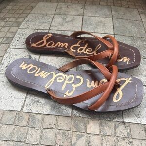 Sam Edelman Abbey Brown Women's Sandals sz 6.5 nwob